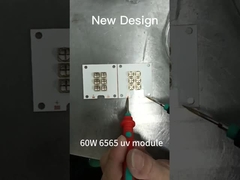 UV LED Modülü 60W lamba boncukları Kuvars Lens 365nm'den 405nm'e kadar LED UV Tüzeleme